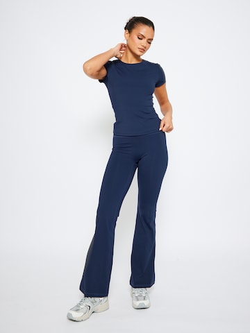 South Beach Flared Leggings in Blauw