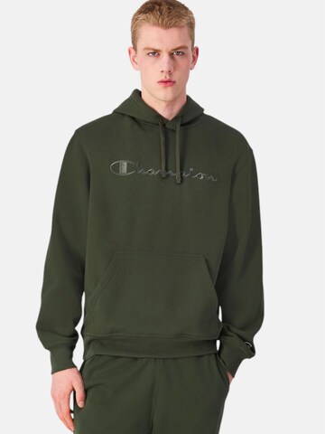 Champion Sweatshirt in Grün: Vorderseite