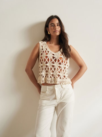 Salsa Jeans Tops in Weiß: Vorderseite