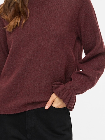 VILA - Pullover 'VIKEHLA' em vermelho