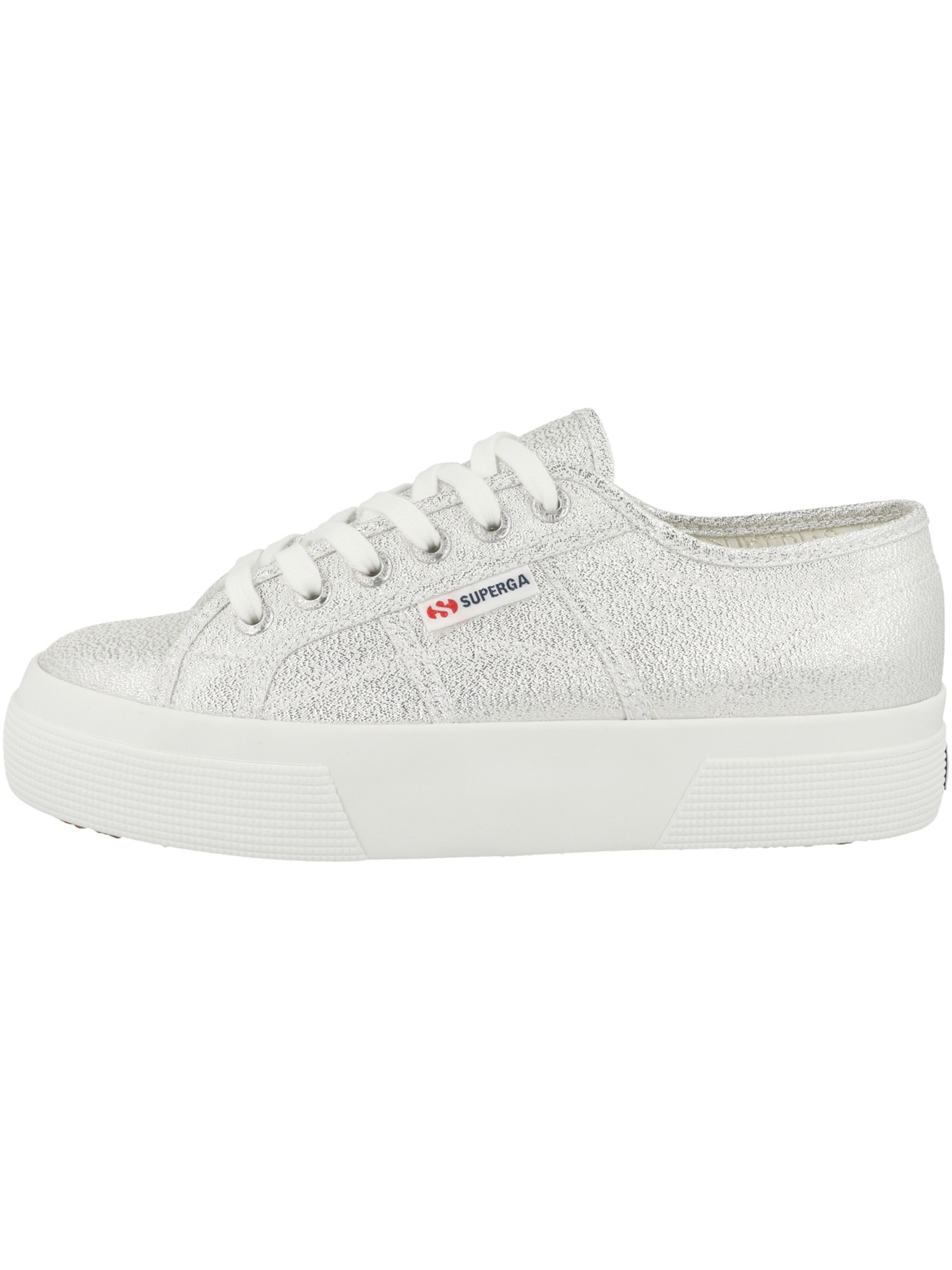 SUPERGA Sneakers laag 'Lame' in Zilver