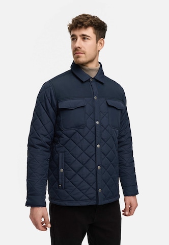 Veste mi-saison 'Dome' INDICODE JEANS en bleu : devant