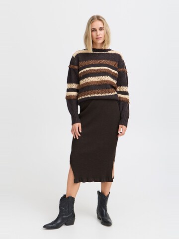 Jupe 'SARA' PULZ Jeans en marron