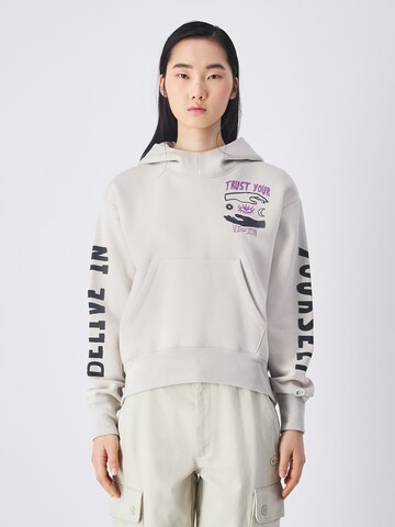 Champion Authentic Athletic Apparel - Sweatshirt em cinzento: frente