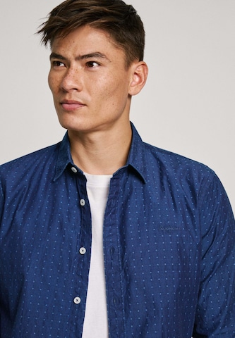 Regular fit Camicia 'Morey' di Pepe Jeans in blu