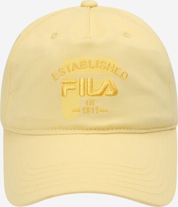Cappello da baseball sportivo 'BARNAUL' di FILA in giallo