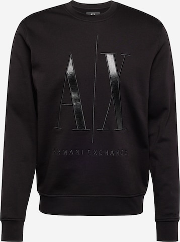 ARMANI EXCHANGE - Sweatshirt em preto: frente