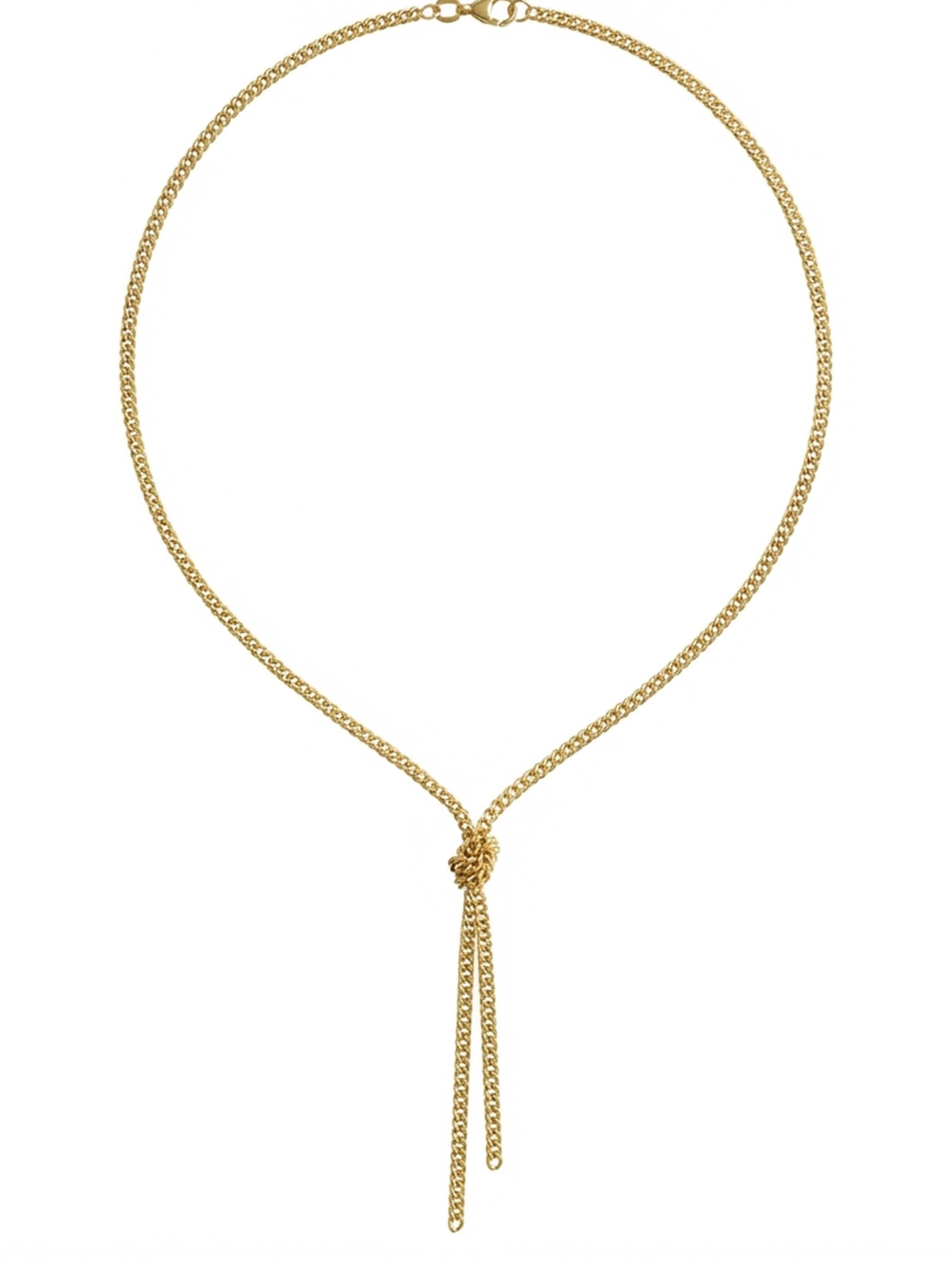 Kamiko Ketting 'HEY' in Goud: voorkant