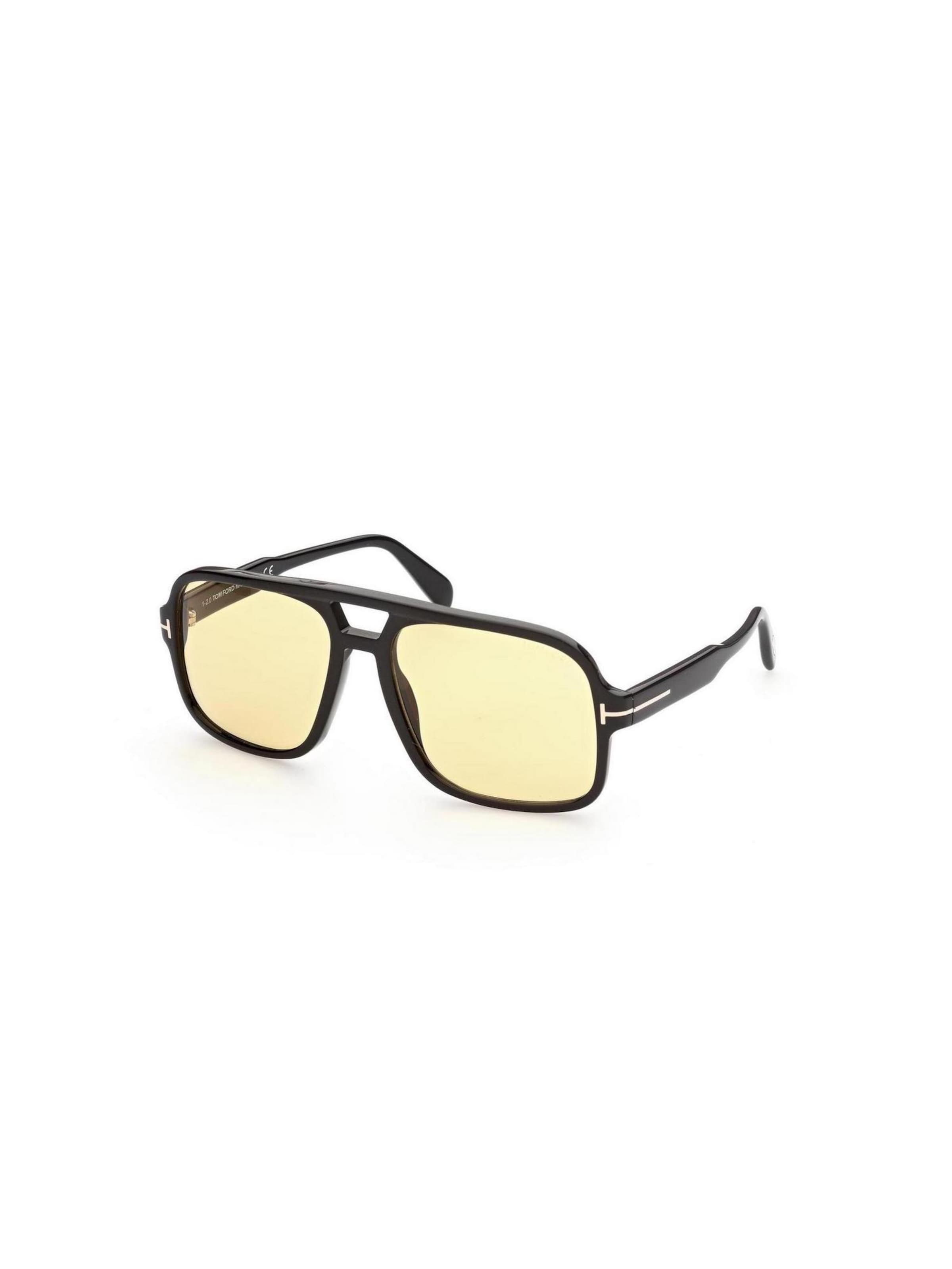 Tom Ford Zonnebril 'FALCONER-02 FT0884 01E' in Zwart: voorkant