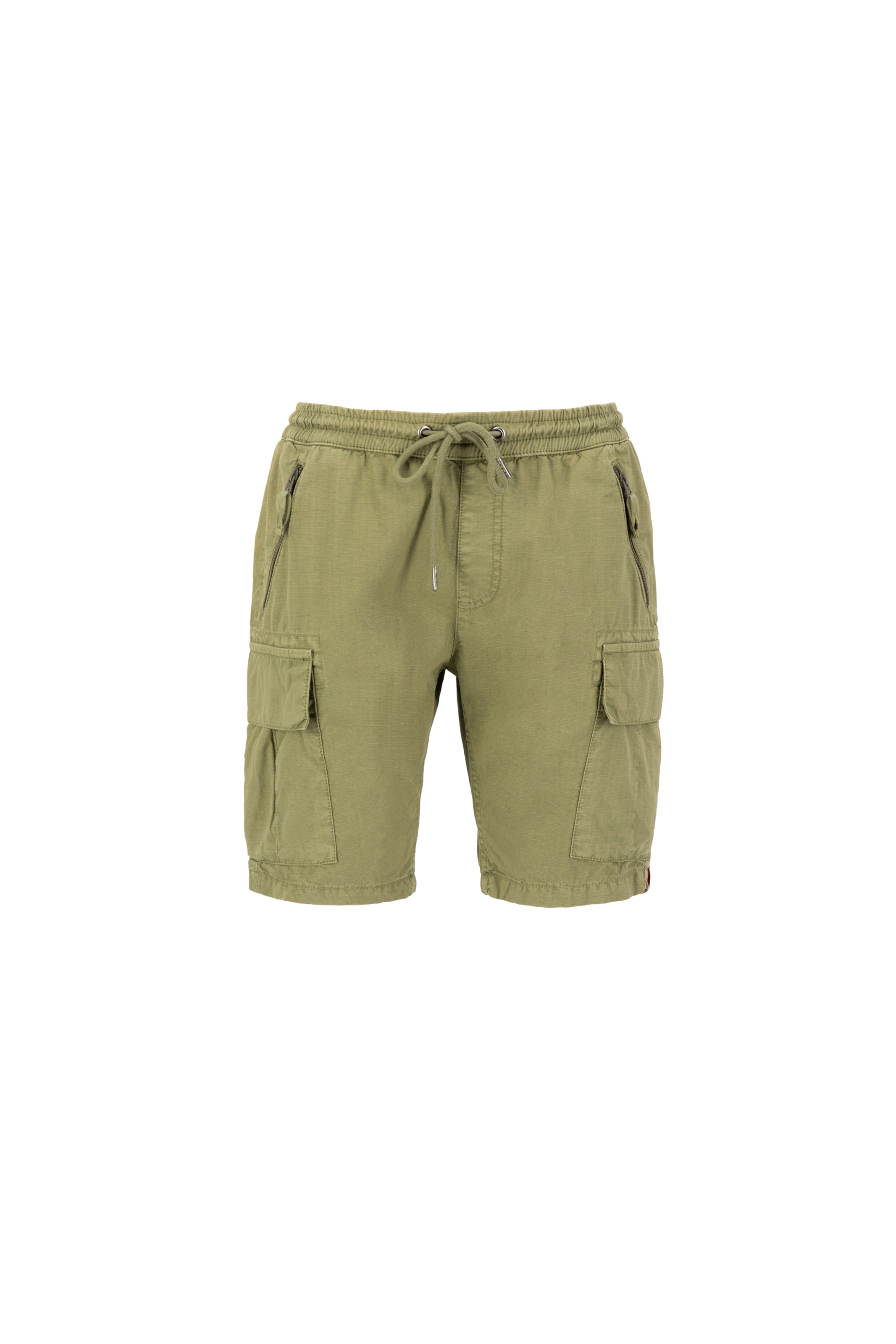 ALPHA INDUSTRIES Regular Карго панталон в зелено: отпред