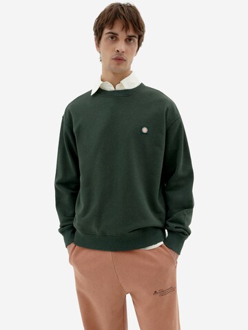Sweat-shirt ' SOL ' Thinking MU en vert : devant