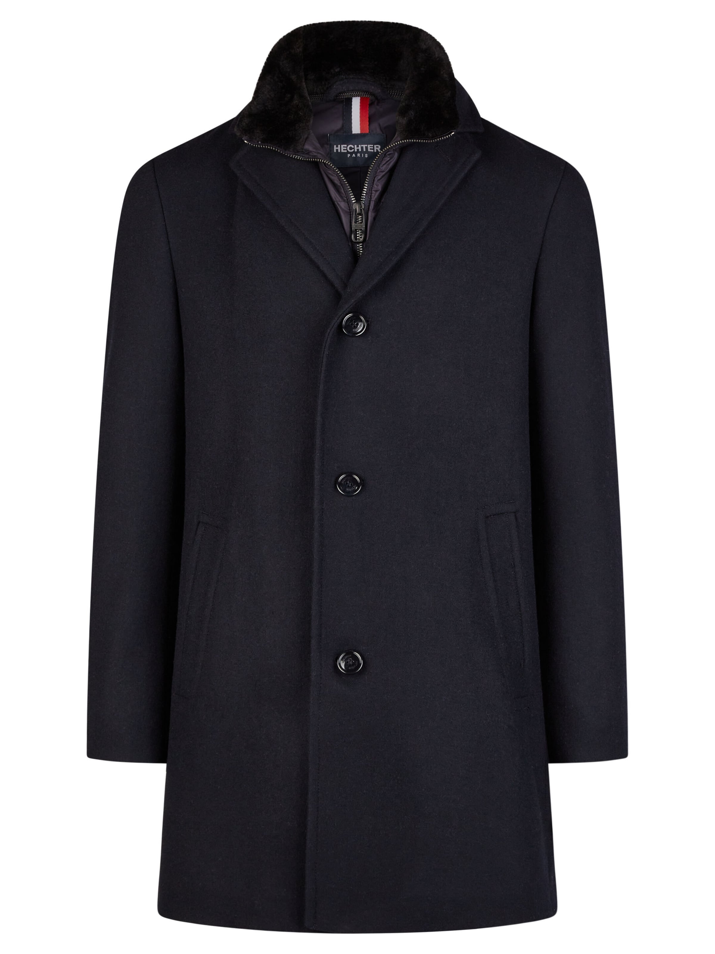 Manteau mi-saison HECHTER PARIS en bleu : devant