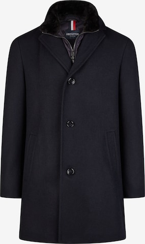 HECHTER PARIS Between-seasons coat in Blue: front