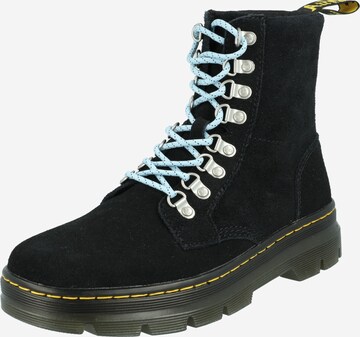 Dr. Martens - Botas con cordones 'Combs' en negro: frente