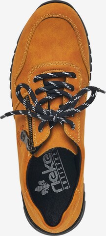 Rieker Athletic lace-up shoe in Yellow