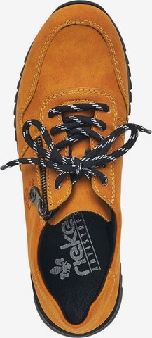 Rieker Športni čevlji z vezalkami | rumena barva