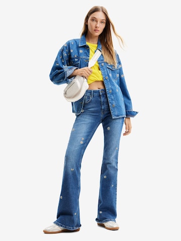 Desigual Flared Jeans 'Daisy' in Blauw