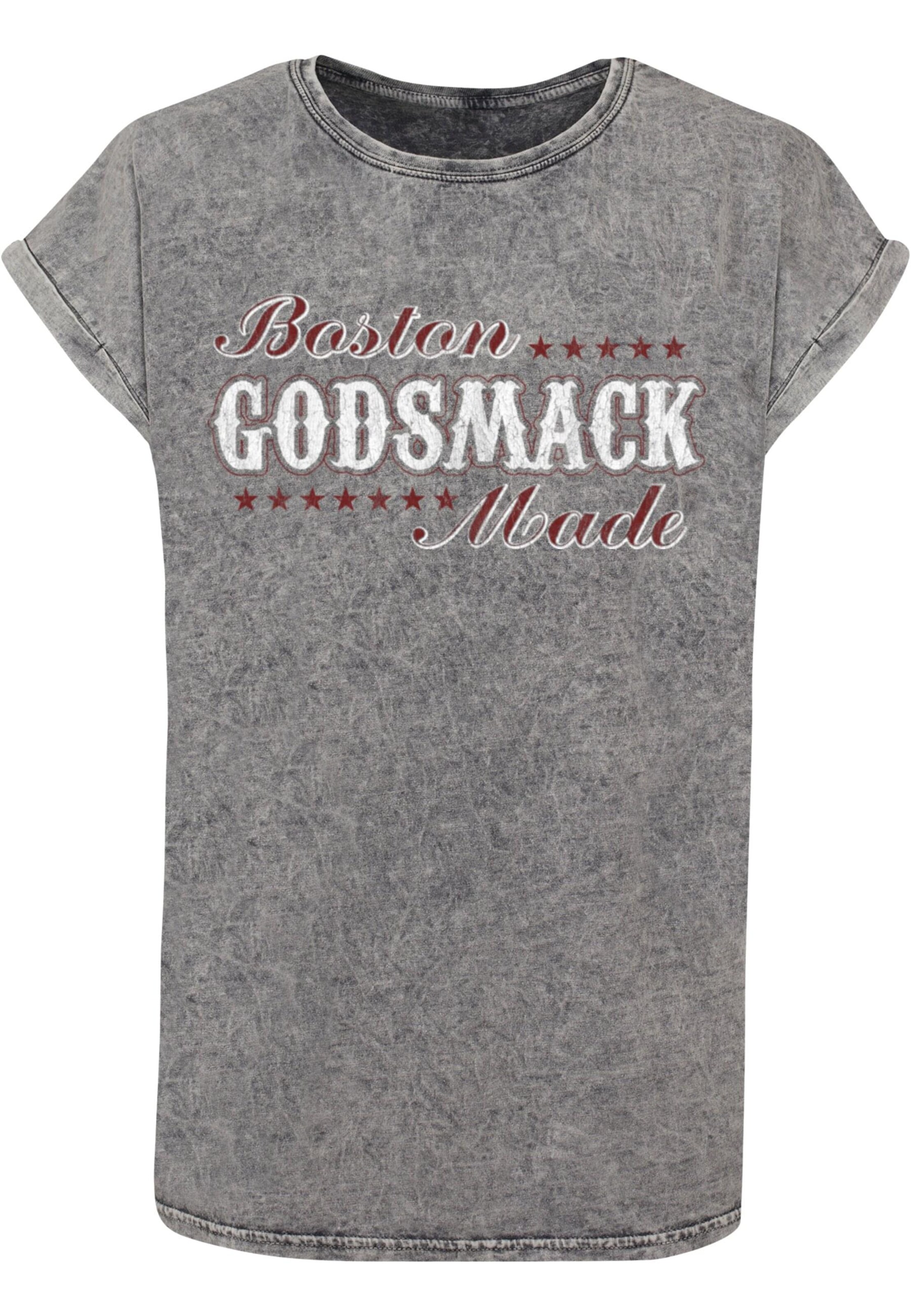 Merchcode T-Shirt 'Godsmack - Boston' in Grau: Vorderseite