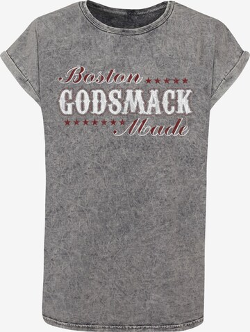 Merchcode Shirt 'Godsmack - Boston' in Grijs: voorkant