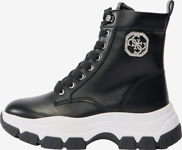 GUESSVisoke tenisice 'BENZON' - crna boja: prednji dio