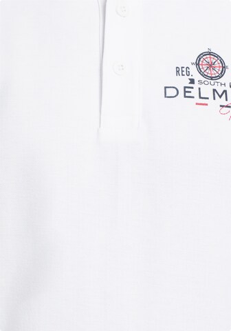 DELMAO Poloshirt in Weiß