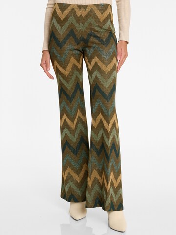 Ana Alcazar Regular Hose 'Avesi' in Grün: Vorderseite