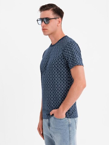 Ombre Shirt in Blauw