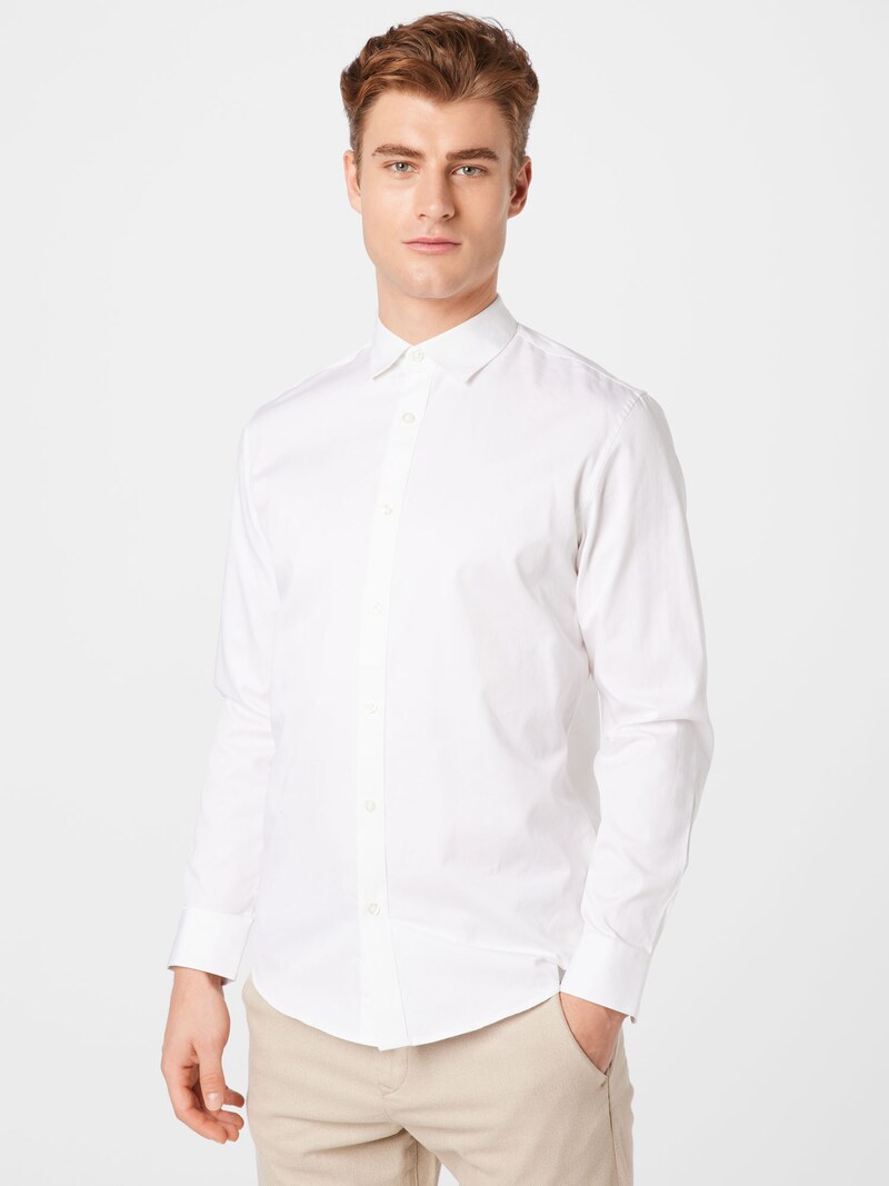 Button-up Shirts SELECTED HOMME Casual shirts White
