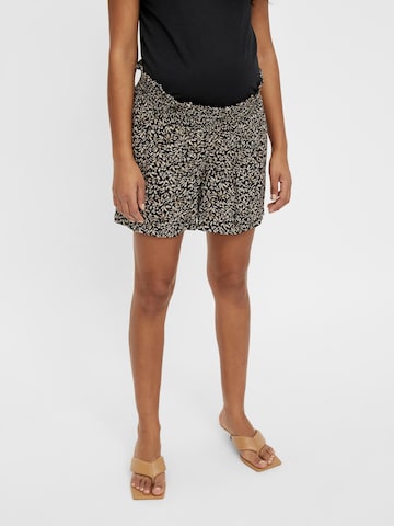 MAMALICIOUS Loosefit Shorts 'Kena' in Schwarz: Vorderseite