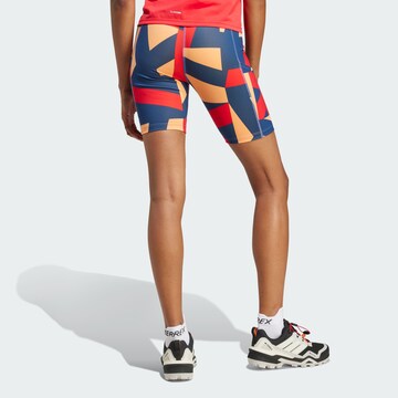ADIDAS TERREX Skinny Outdoorbroek in Blauw