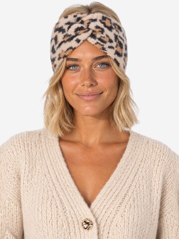 Seasons of April Headband in Beige: front