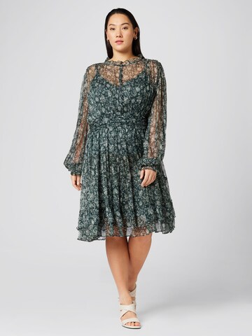 Guido Maria Kretschmer Curvy - Vestidos camiseiros 'Liv' em verde: frente