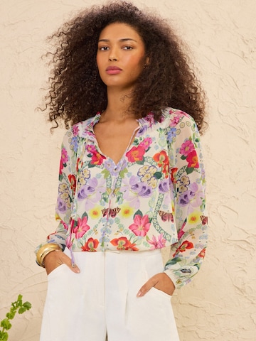 Camicia da donna di love & roses in beige