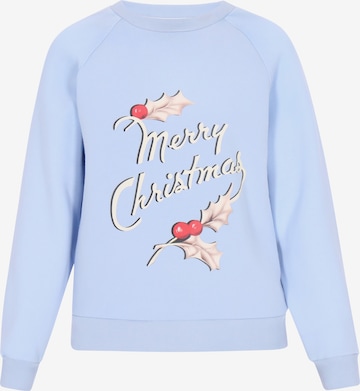 MYMO - Sweatshirt em azul: frente