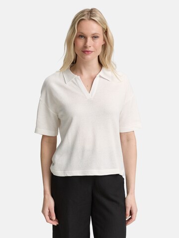 T-shirt TOM TAILOR en blanc : devant