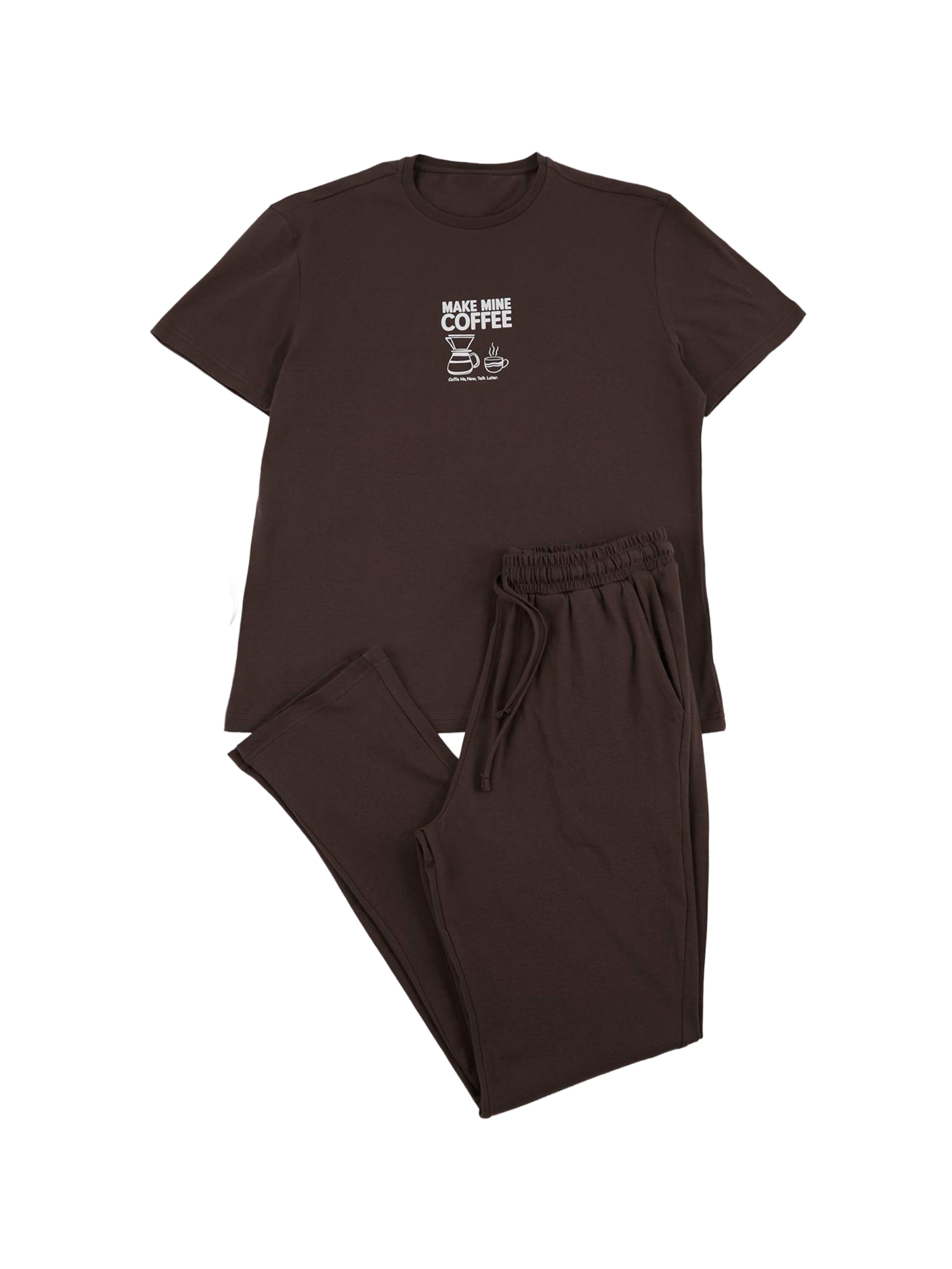 Trendyol Pajamas long in Brown: front