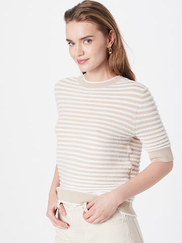 comma casual identity Sweater in Beige: front