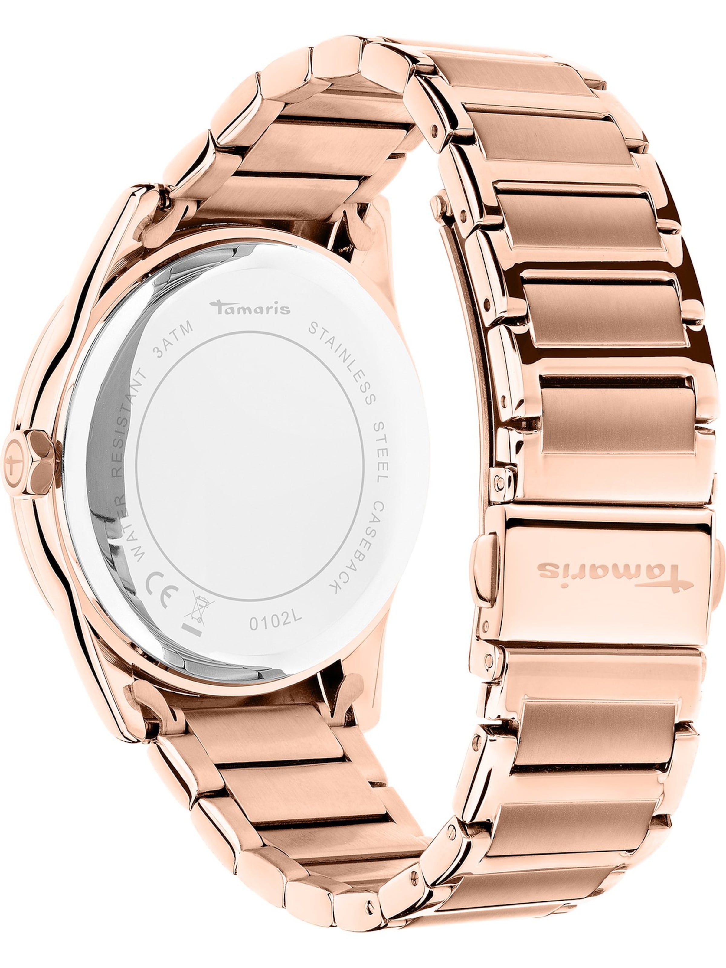 Montre à affichage analogique Tamaris en or