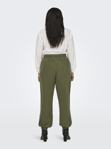 ONLY Carmakoma Loose fit Cargo Pants in Green