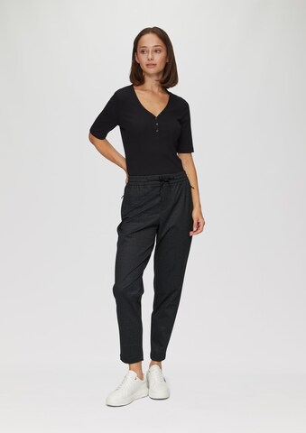 Effilé Pantalon s.Oliver en noir