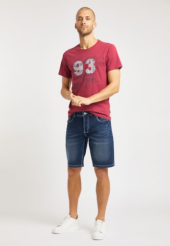 BRUNO BANANI T-Shirt 'Smith' in Rot