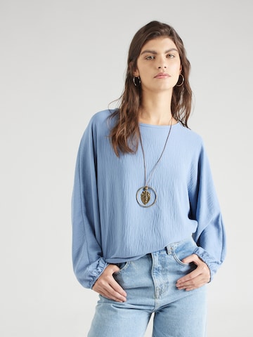 Hailys Blouse 'Oa44na' in Blauw: voorkant