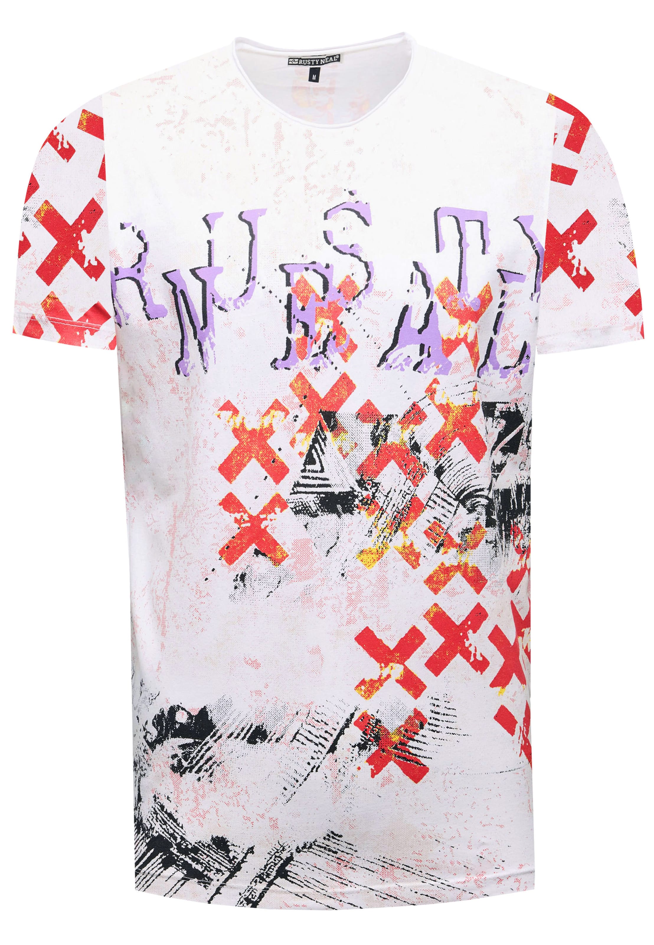 Rusty Neal T-Shirt in Weiß: Vorderseite