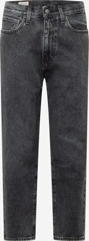 LEVI'S ® Jeans '568™ Stay Loose Tapered Crop' in Zwart: voorkant