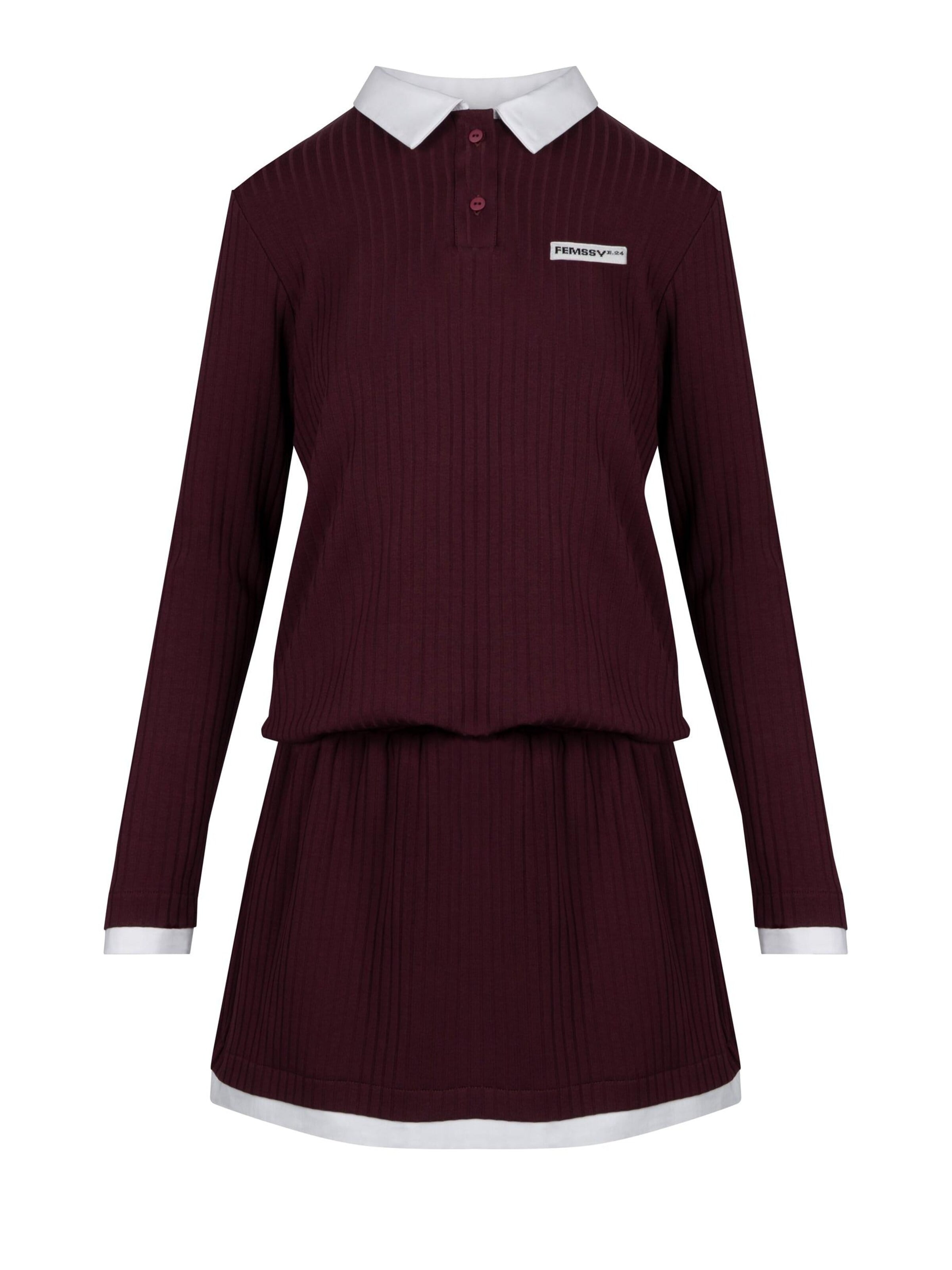 FEMSSY Dress 'CHERRY' in Red: front
