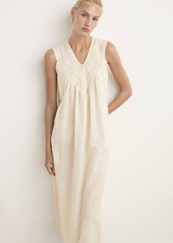 MANGO Nightgown 'Tere' in Beige