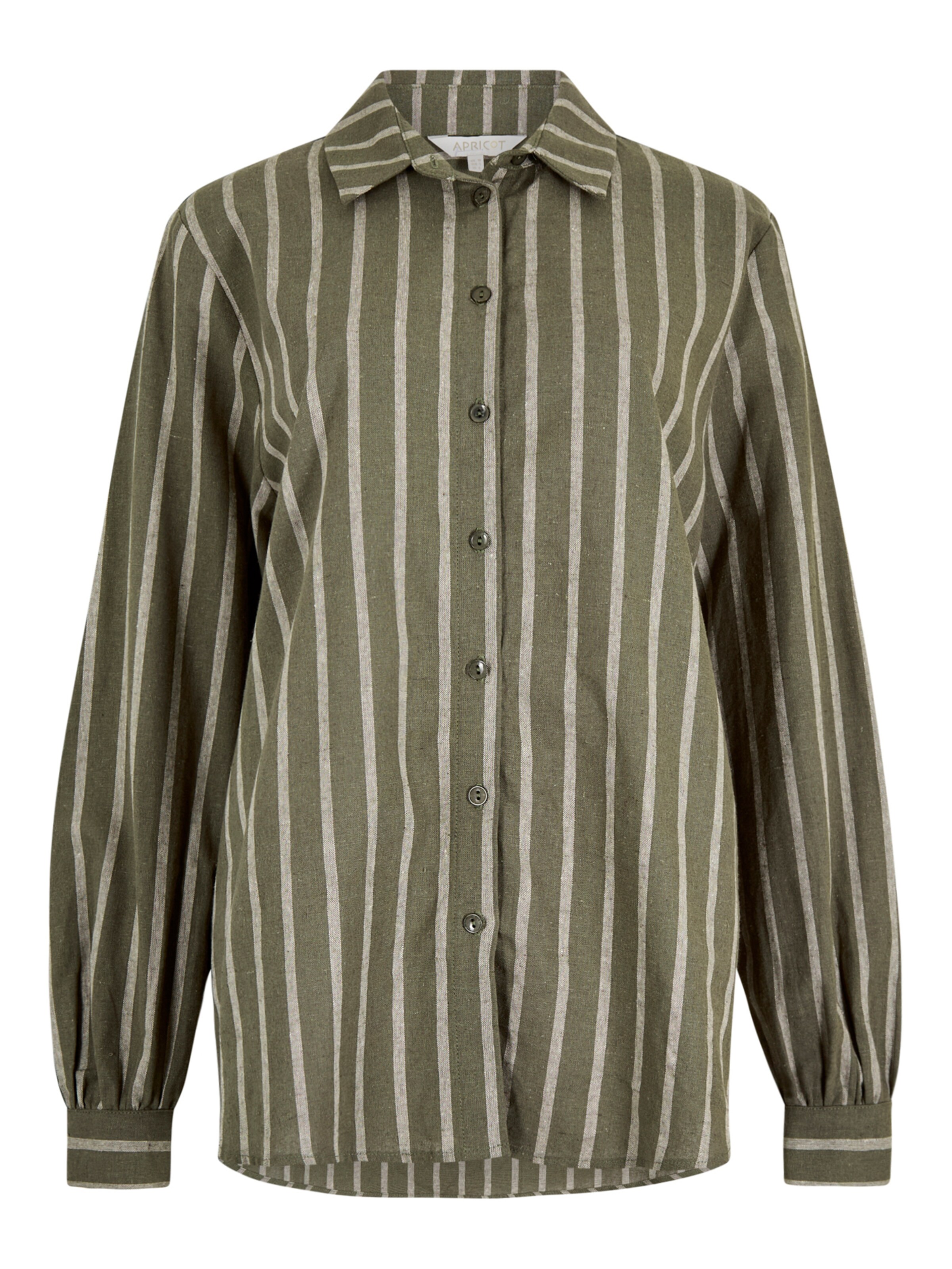 Apricot Bluse in Grün: Vorderseite