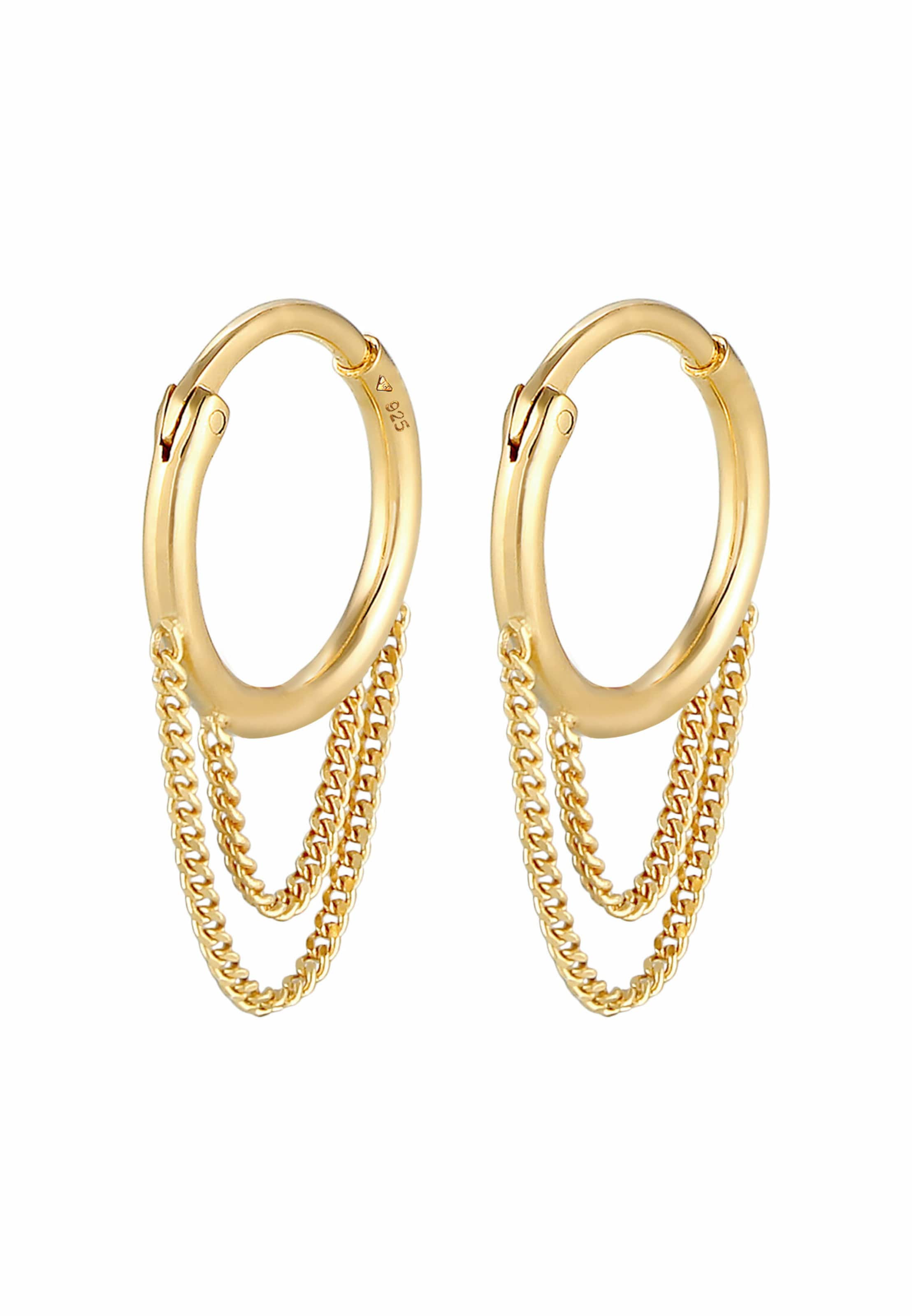 ELLI Earrings in Gold: front