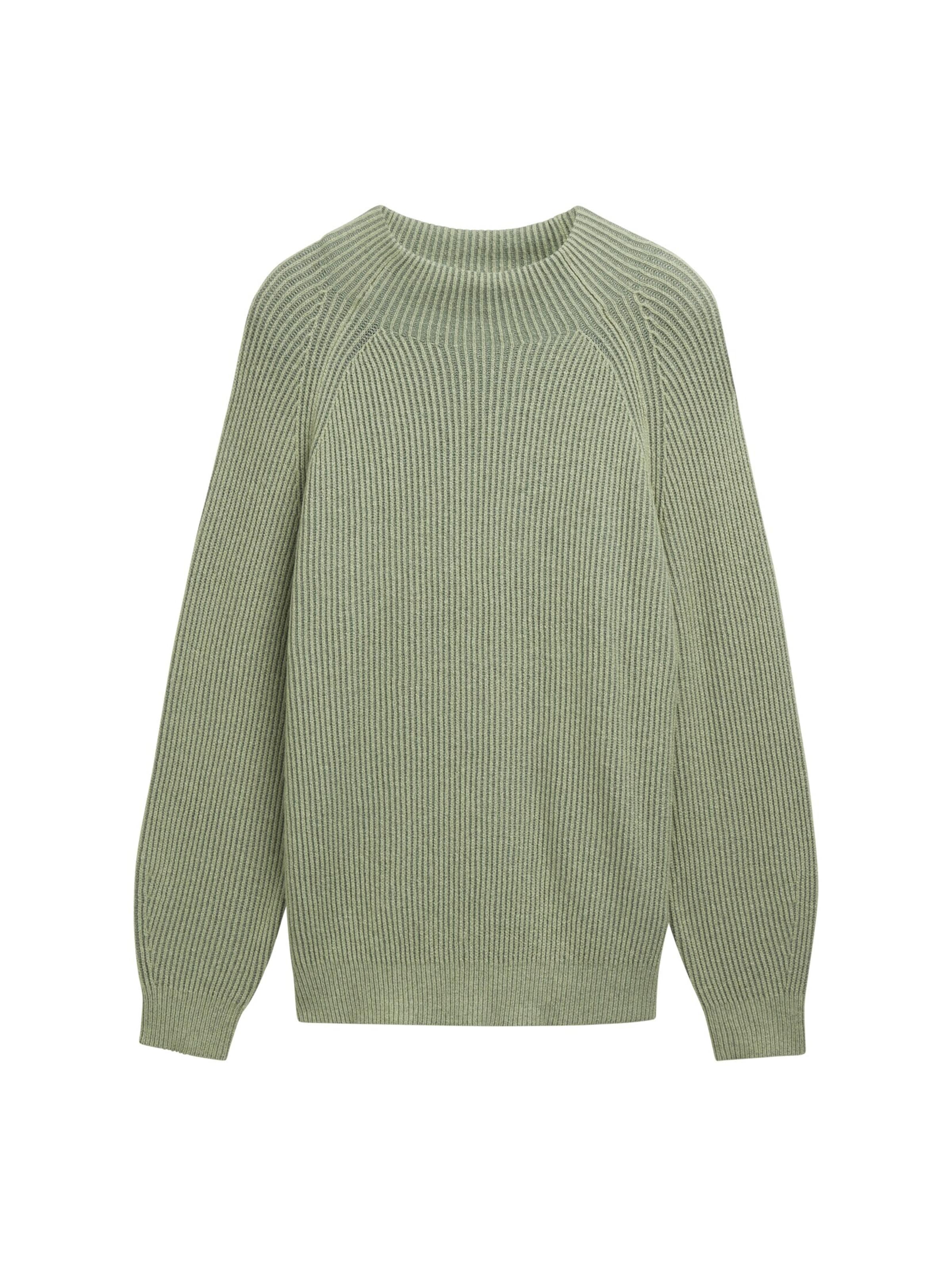 Tom Tailor Women + Trui in Groen: voorkant