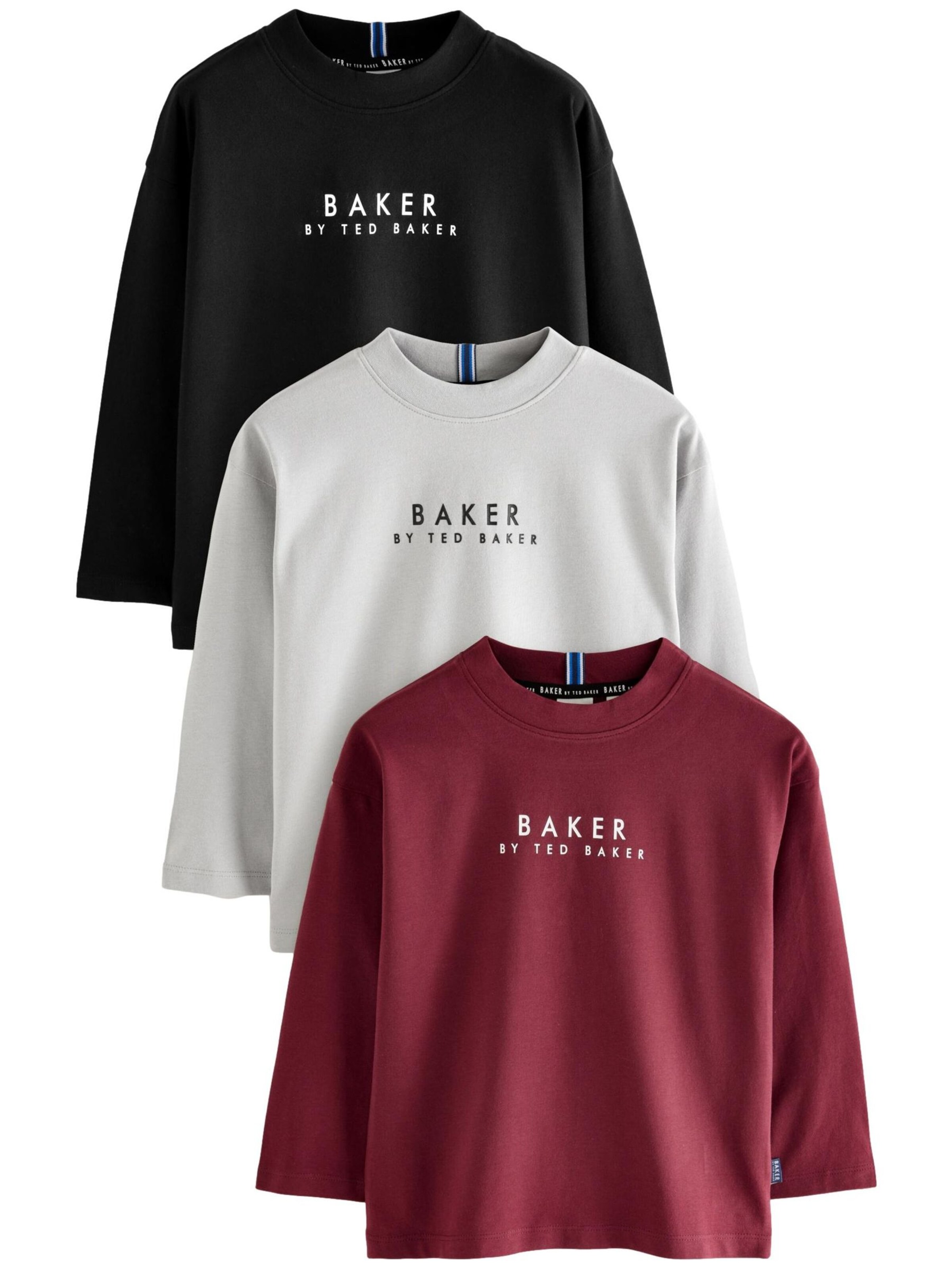 raudona Baker by Ted Baker Marškinėliai: priekis